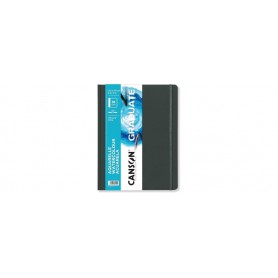 CANSON Carnet croquis GRADUATE Aquarelle, noir