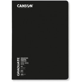 CANSON Carnet de croquis GRADUATE DRAWING, 210 x 297 mm