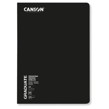 CANSON Carnet de croquis GRADUATE DRAWING, 210 x 297 mm