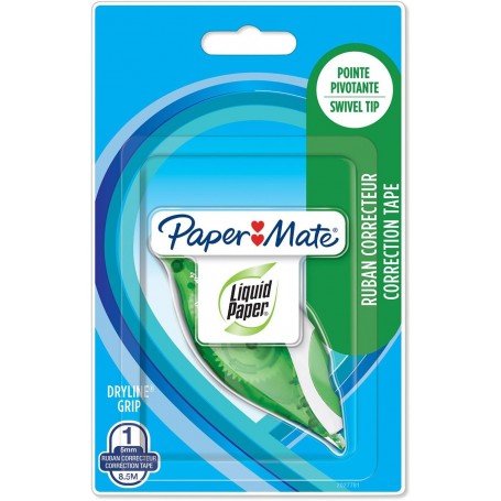 Paper:Mate Ruban correcteur DRYLINE GRIP, blister de 3