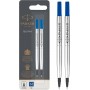 PARKER Recharge pour rollerball QUINK, blister de 2, bleu