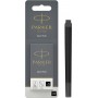 PARKER Cartouche d\'encre longue QUINK, en blister, noir