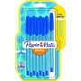 Paper:Mate Stylo bille InkJoy 100, blister de 8, bleu