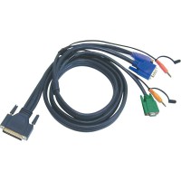 KVM Jeu de câbles, ATEN VGA, PS/2, Audio, 2L-1705P, longueur 5m
