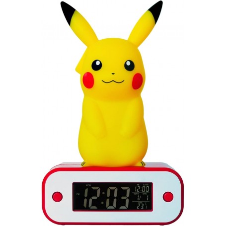Lampe Réveil numérique Pikachu