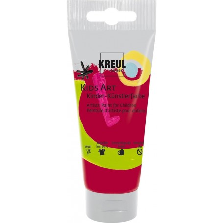 KREUL Kids Art Peinture d\'artiste pour enfants, 75 ml, rouge