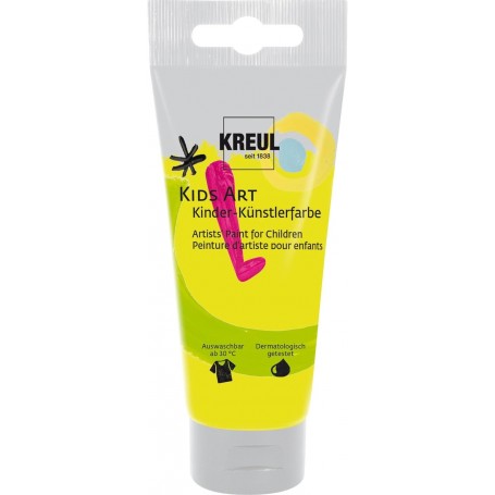KREUL Kids Art Peinture d\'artiste pour enfants, 75 ml, jaune