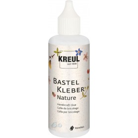 KREUL Colle de bricolage Nature, en tube plastique, 80 ml