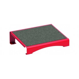 MAUL Repose-pieds MAULflair, mtal, 400 x 300 mm, rouge