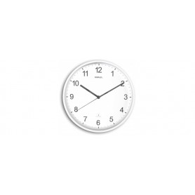 MAUL Horloge murale/radio MAULspint, diamtre: 300 mm, blanc