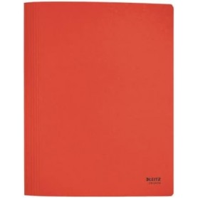 LEITZ Chemise lamelle Recycle, A4, carton, rouge