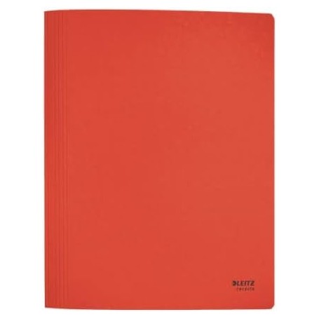 LEITZ Chemise lamelle Recycle, A4, carton, rouge