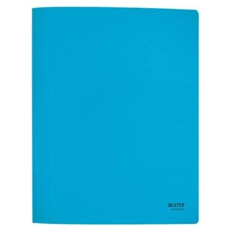 LEITZ Chemise lamelle Recycle, A4, carton, bleu