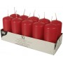PAPSTAR Bougies cylindriques, diamtre: 40 mm, rouge