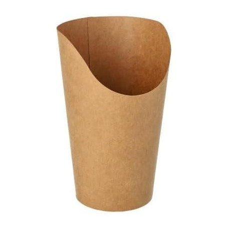 PAPSTAR Pot wrap, rond, 470 ml, brun