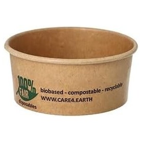 PAPSTAR Gobelet soupe "pure", rond, 180 ml, brun