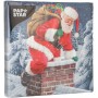PAPSTAR Serviette motif de Nol "Down the Chimney"