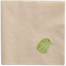 PAPSTAR Serviette de table, 300 x 300 mm, naturel
