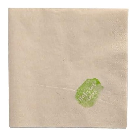 PAPSTAR Serviette de table, 300 x 300 mm, naturel