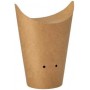 PAPSTAR Etui pour frites, brun, petit