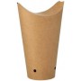 PAPSTAR Etui pour frites, brun, grand