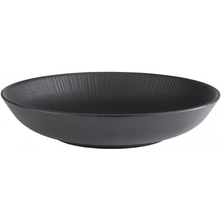 APS Assiette creuse, diamtre: 225 mm, noir