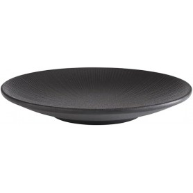 APS Assiette plate NERO, diamtre: 210 mm, noir