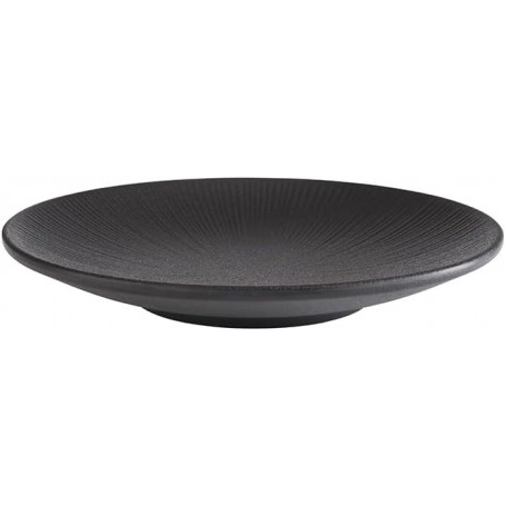 APS Assiette plate NERO, diamtre: 210 mm, noir