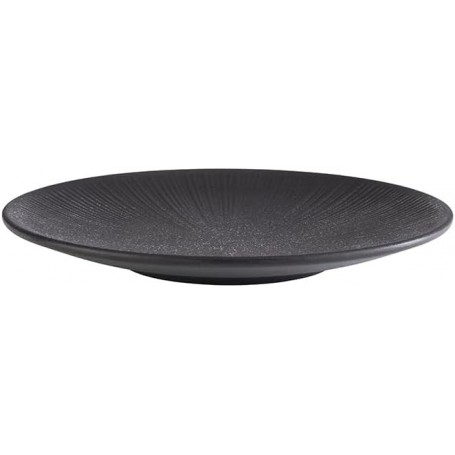 APS Assiette plate NERO, diamtre: 260 mm, noir