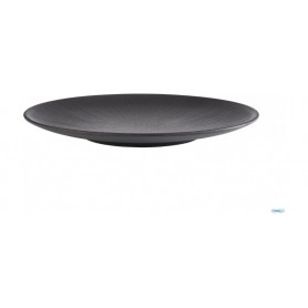 APS Assiette plate NERO, diamtre: 330 mm, noir