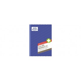 AVERY Zweckform Erste Hilfe Meldeblock 312, DIN A5, 50 Blatt