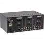 Commutateur KVM de bureau InLine®, 2 ports, double moniteur DisplayPort 1.2, 4K, USB 2.0, audio