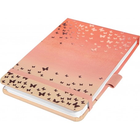 sigel Bloc-notes Jolie Beauty "Butterfly Confetti Peach"
