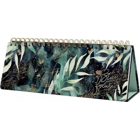 sigel Calendrier de table Jolie "Glamorous Leaves"