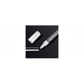 sigel Marqueur craie, pointe biseaute: 1 - 5 mm, blanc