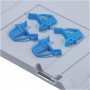 allit Kit de fermeture ProfiPlus EuroBox 4S, bleu, kit de 4