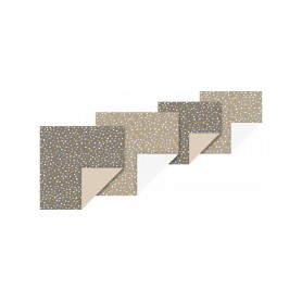 HEYDA Set de feuilles de papier plier "Sapin stone"