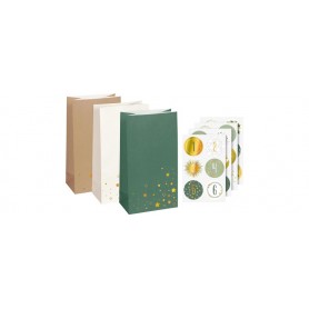 HEYDA Kit calendrier de l\'Avent, sachets en papier, grand