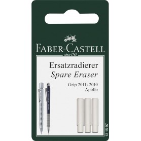 FABER-CASTELL Gomme de rechange pour porte-mines GRIP 2011