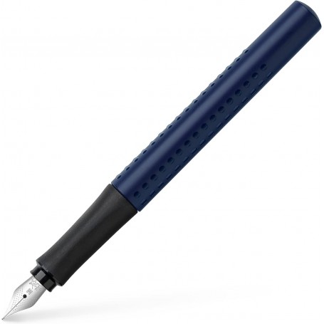 FABER-CASTELL Stylo plume GRIP 2011, M, bleu classique