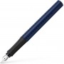 FABER-CASTELL Stylo plume GRIP 2011, F, bleu classique