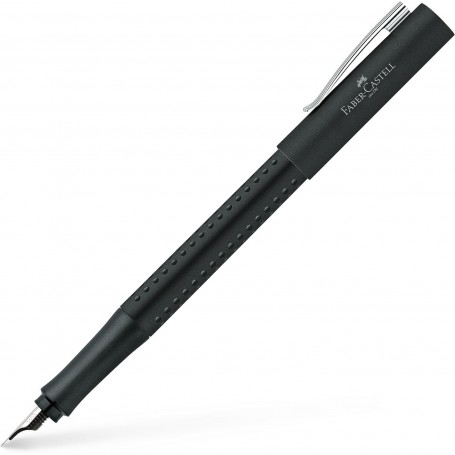 FABER-CASTELL Stylo plume GRIP 2011, B, noir