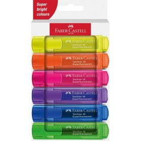 FABER-CASTELL Surligneur TEXTLINER 1546, tui en carton de 6