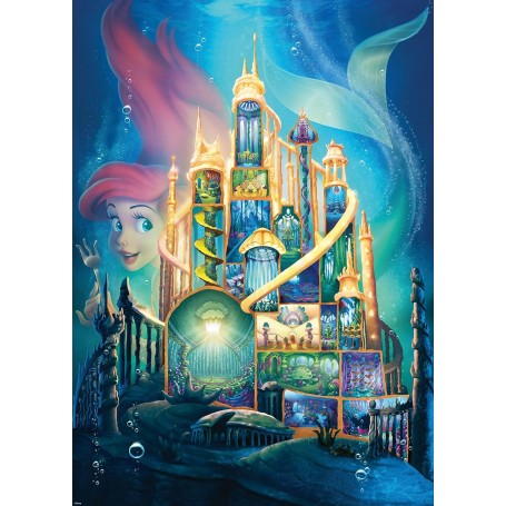 Disney The Mermaid Little Ariel Castle puzzle 1000pcs