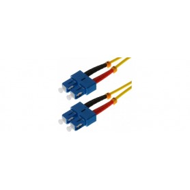  10m OS2 SC/SC câble de Fibre Optique Jaune