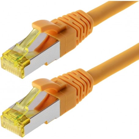  Câble Patch Cat 6a 10 m Jaune