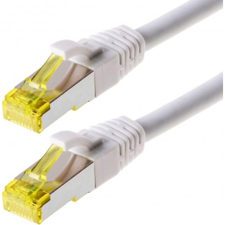Câble patch CAT 6a 0,25 m Blanc