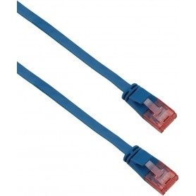  Câble Patch UUTP Cat 6 Ultra Fin Bleu 2 m, Câble Ethernet RJ45