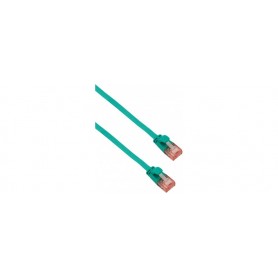  Câble Patch U/UTP Cat 6 Ultra Fin Vert 0,5 m