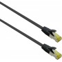  Câble Patch Ultra Flex S/FTP catégorie 6a TPE Noir 10 m